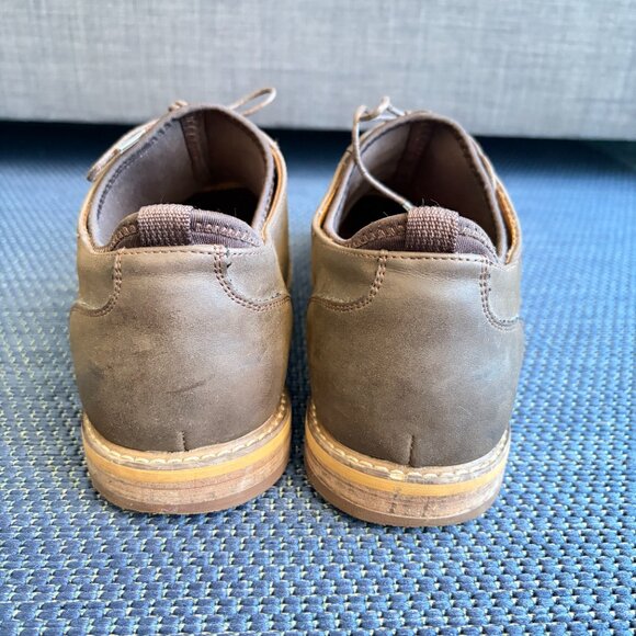 seven91 Brown Plain-Toe Derby Oxfords Casual Dress Shoes Men’s 11 - Pre-owned - Picture 5 of 14